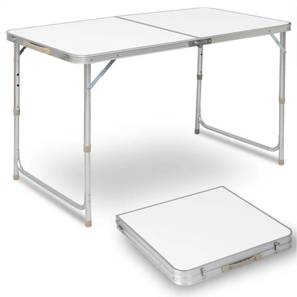 WOLTU Folding  Camping Table Lightweight Foldable Garden Picnic Table  Office Table for Balcony Market  Kitchen Outdoor Barbecue