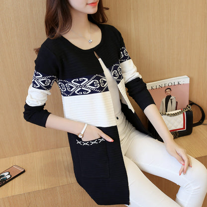 Women's Mid-length Retro Ethnic Style Long-sleeved Coat