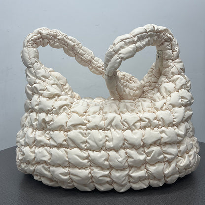Cloud Pleated Crossbody Bag Women's Large Capacity Lightweight