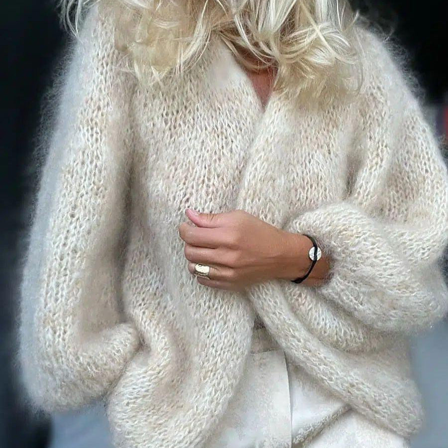 Solid Color Soft And Comfortable Cardigan For Women