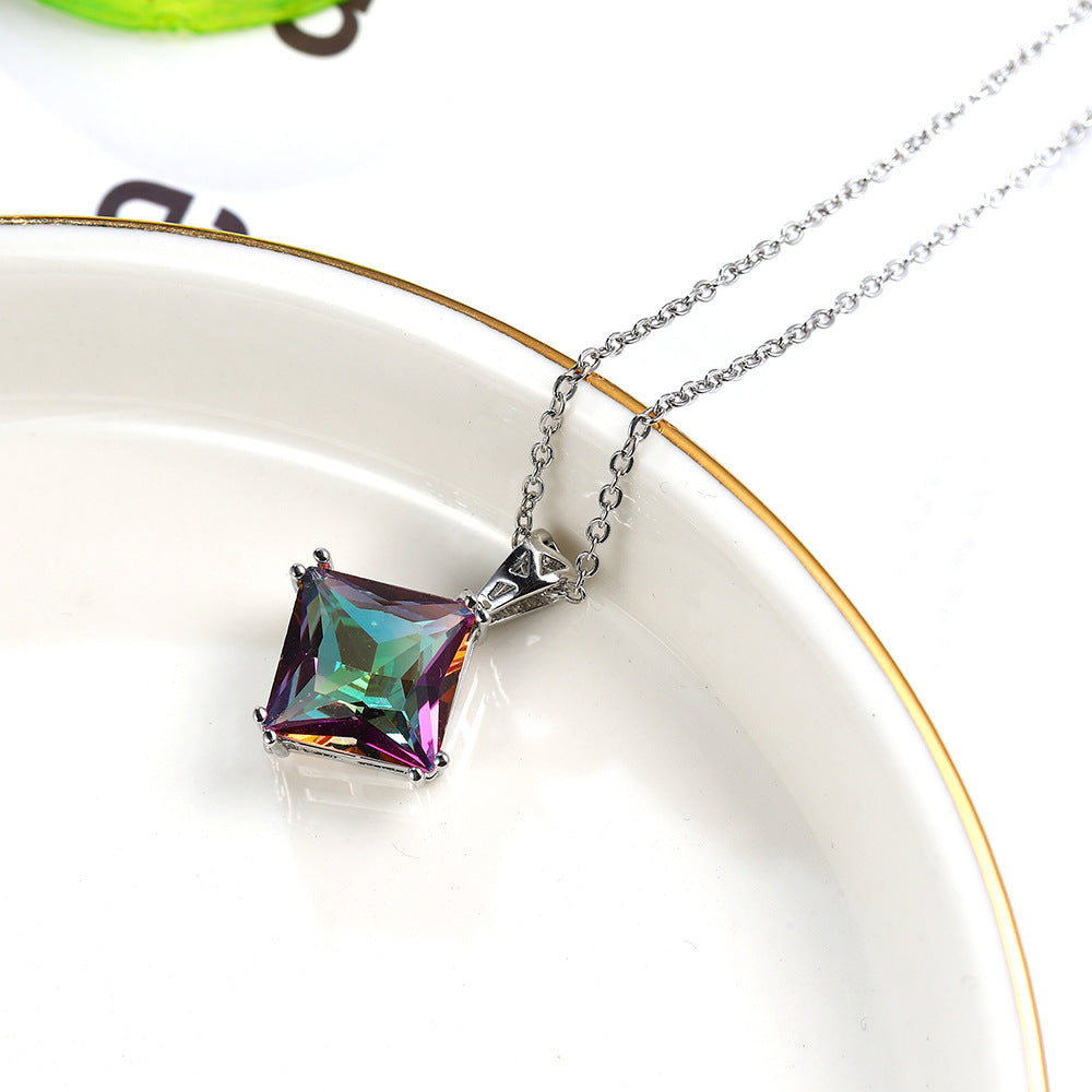 Necklace Stainless Steel Chain Jewelry Valentine's Day Gift Seven