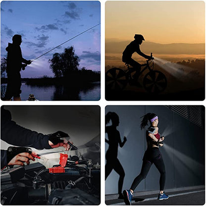 1 Pair Rechargeable Finger Light Gloves - Super Bright LED Flashlight, Hands-Free Lighting, Convenient USB Charging - Perfect for Outdoor Camping Fishing Gadgets and Tools