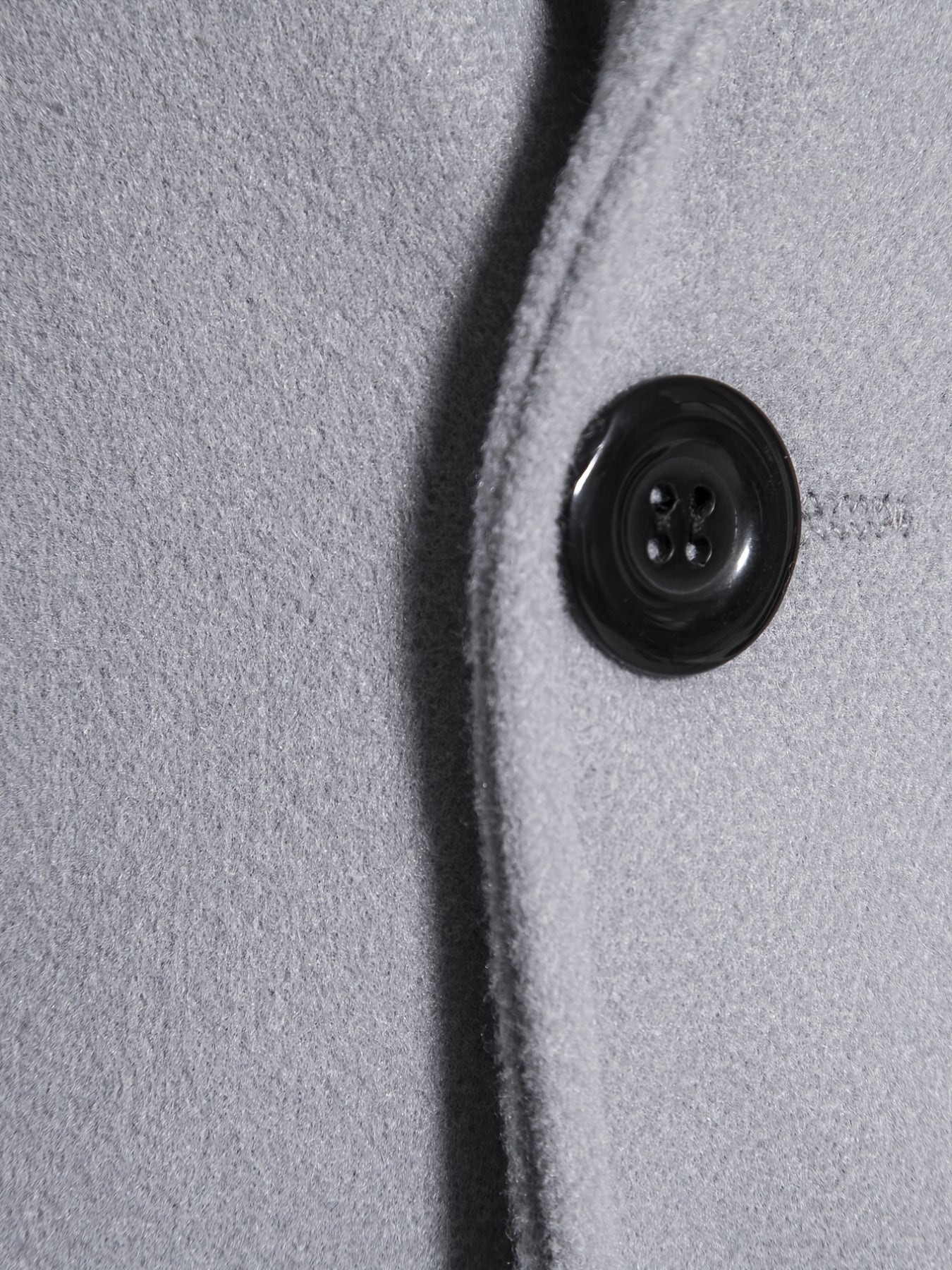 New Men's Mid-length Single Breasted Trench Coat Jacket