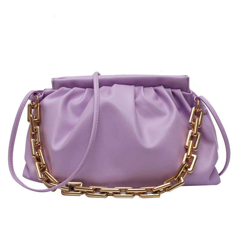 Thick Chain Cloud Portable Shoulder Underarm Bag