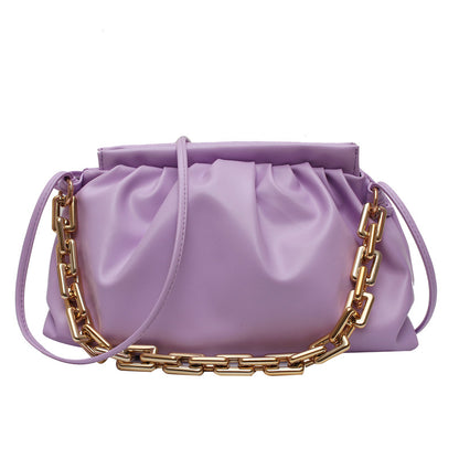Thick Chain Cloud Portable Shoulder Underarm Bag