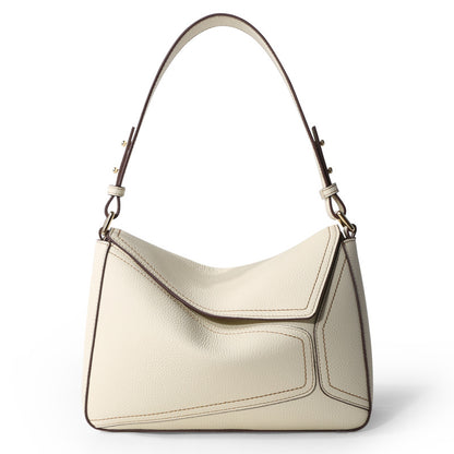 Leather Messenger Bag | Premium Cowhide Shoulder Bag