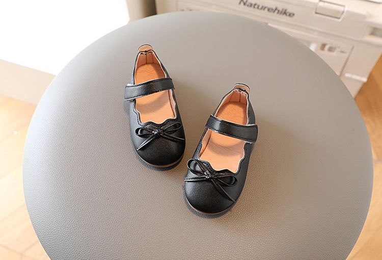 Girls Princess Mary Jane Shoes - Star Pattern Non-Slip Toddler Shoes