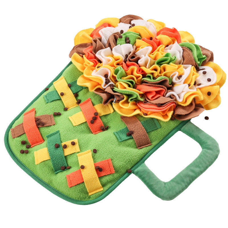 Pet Dog Sniffing Pad Relieving Stuffy And Hiding Food Slow Food Training Toys