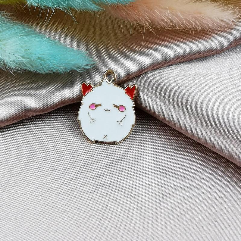 Pumpkin Head Skull Haunted House Pendant Material