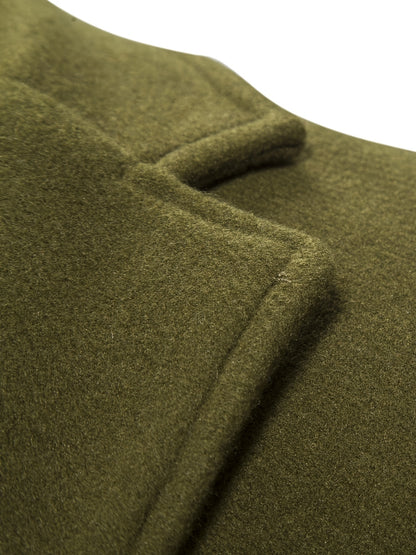 New Men's Mid-length Single Breasted Trench Coat Jacket