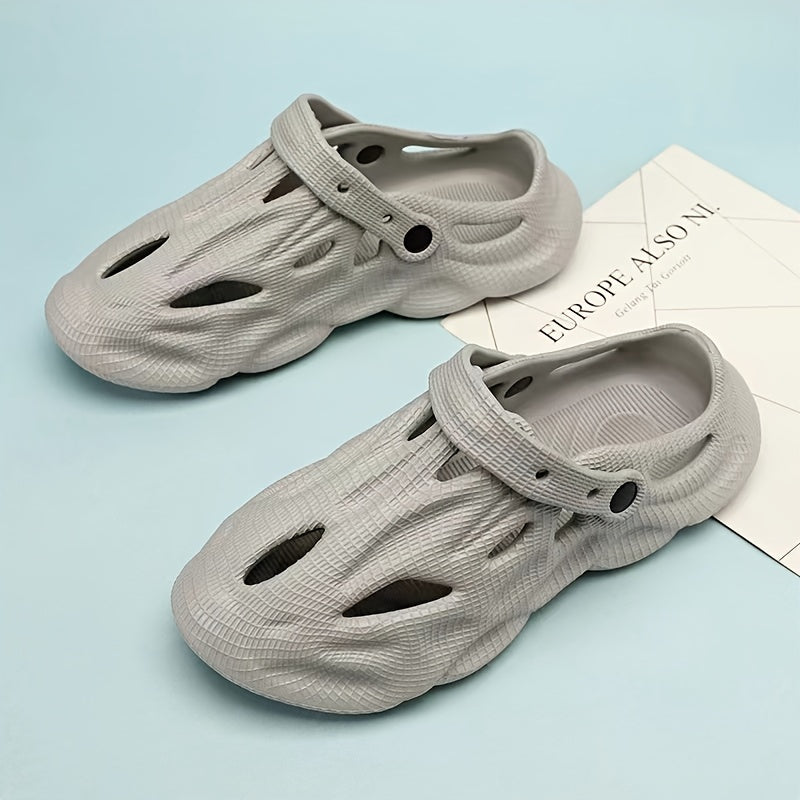 Men's Lightweight EVA Foam Clogs - Anti-Slip Quick Dry Slides for Beach, Pool & Outdoor