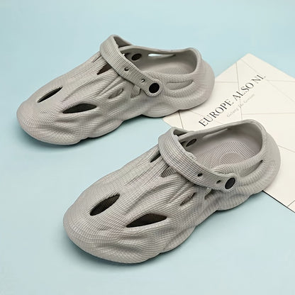 Men's Lightweight EVA Foam Clogs - Anti-Slip Quick Dry Slides for Beach, Pool & Outdoor