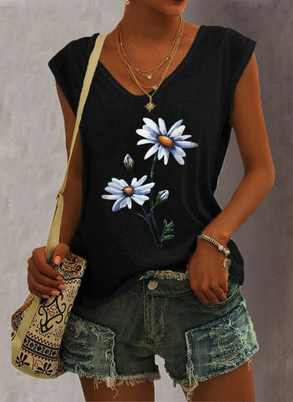 Women's Short-sleeve Wish-style Western-style Tank Top