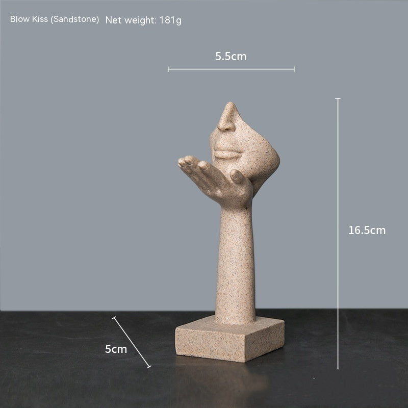 Büro-Wohnzimmer-Skulpturen