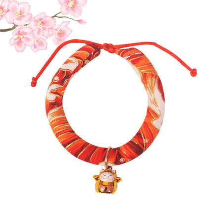 Japanese Style Cartoon Bell Pet Collar