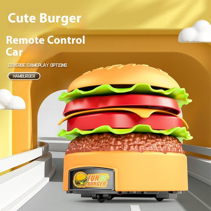 Remote Control Hamburger Car Electric Creative Gift Toy Car