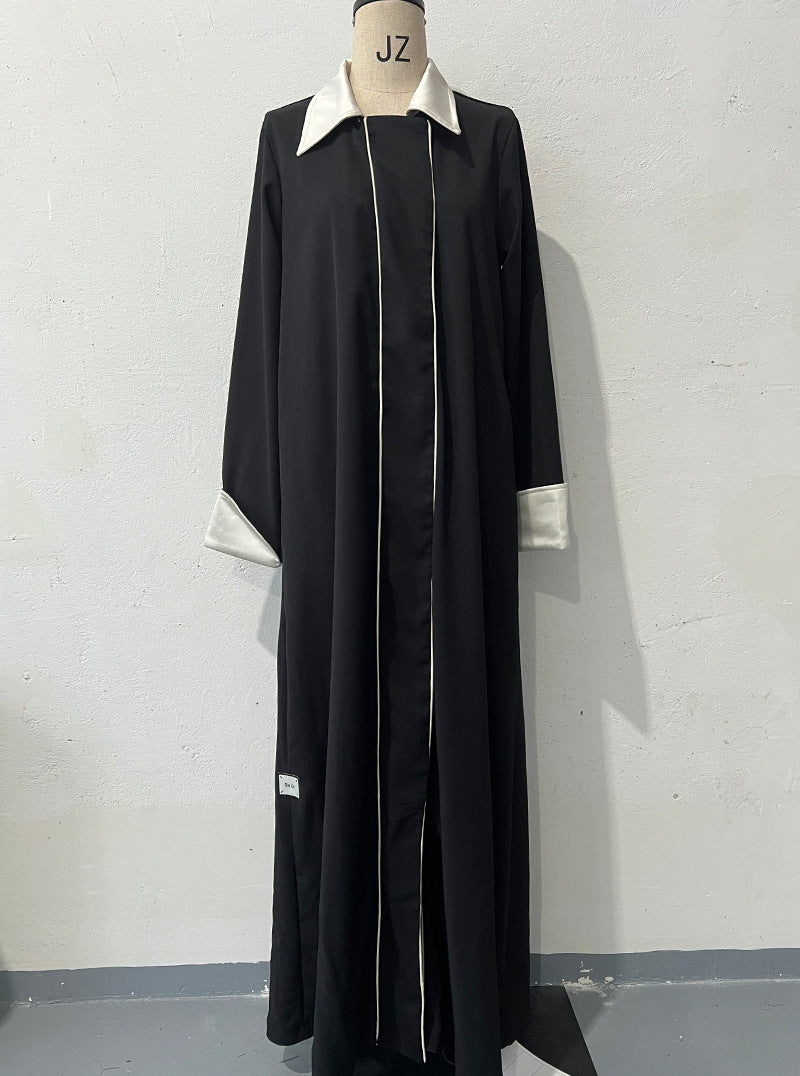 Women's Retro Biker's Mid-length Coat