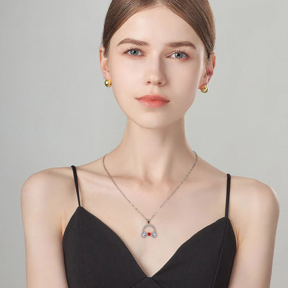 Headset Pendant Personalized Love Necklace Valentine's Day Gift