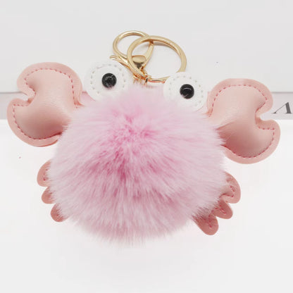 Cartoon Cute Crab Keychain Pendant