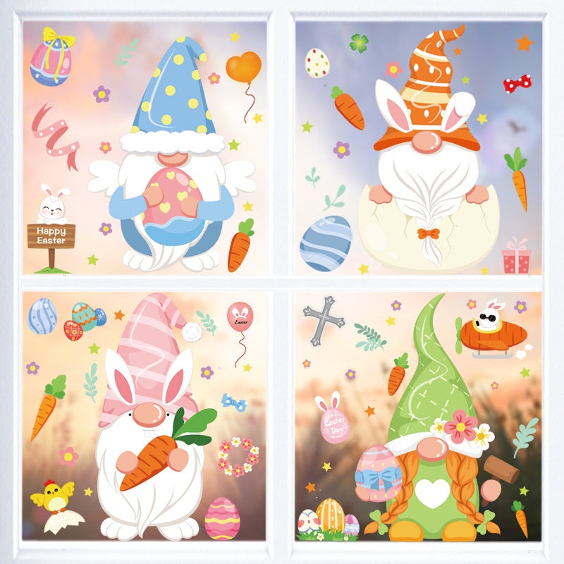 Cute Cartoon Easter Bunny Stickers