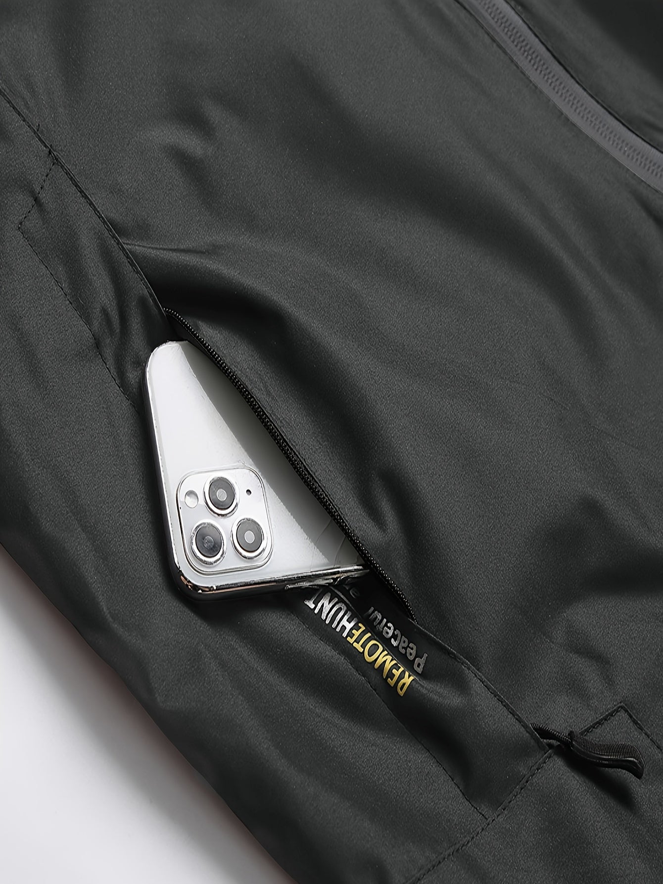 Mens Premium Waterproof Rain Jacket - Durable & Breathable Windbreaker with Adjustable Hood - Ideal for Hiking, Travel, and Outdoor Adventures