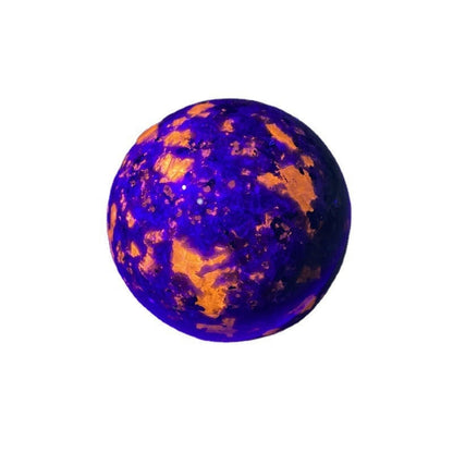 Rough Stone Polished Halloween Fire Spirit Stone Ball Children's Day Gift Home Decoration