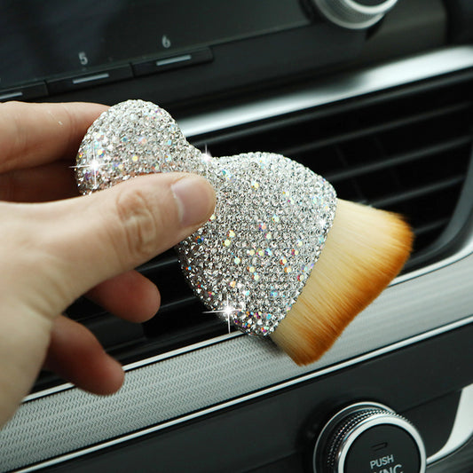 Car Interior Soft Brush - Premium Dust Removal Detailing Brush for Dashboard, Vents & Upholstery