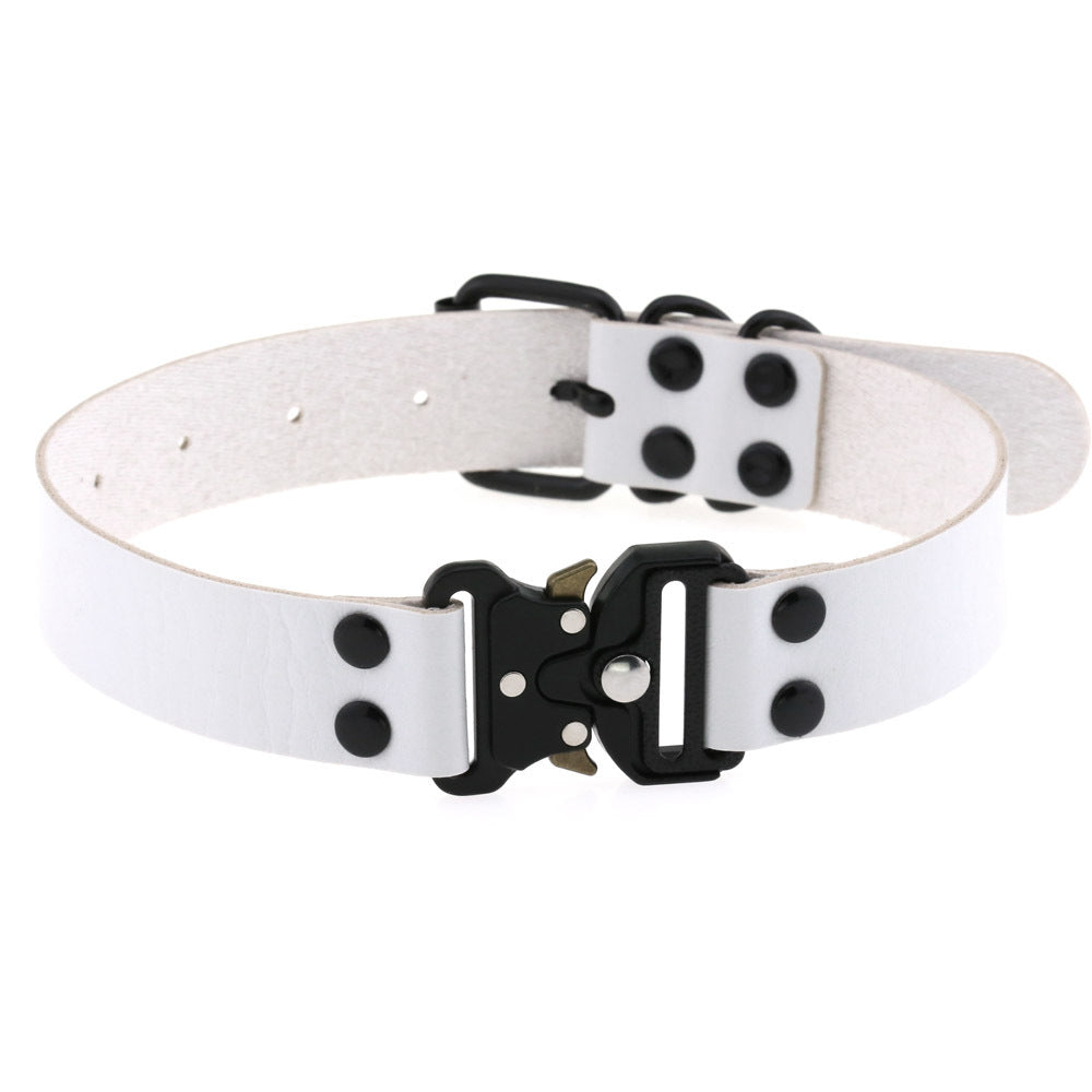 Creative Simple Release Buckle Collar Clavicle Necklace