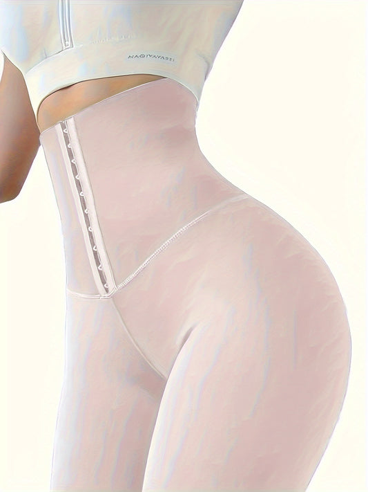 Women'S High-Waist Double-Breasted Tummy Control Leggings - Thickened, Stretchy, Button Closure, Olive Green, Long Length, All-Season Skinny Jeans for Butt Lifting & Belly Smoothing, High Waisted Leggings, Butt Lifting Appare