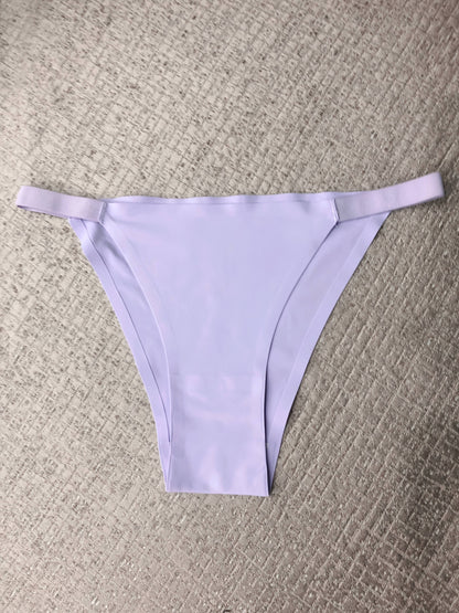 5pcs Seamless Women's Bikini Panties - Comfortable, Stretchy Nylon/Elastane Blend, Low-Rise, Solid Color in Casual to Yoga Fitness Wear, Breathable & Soft