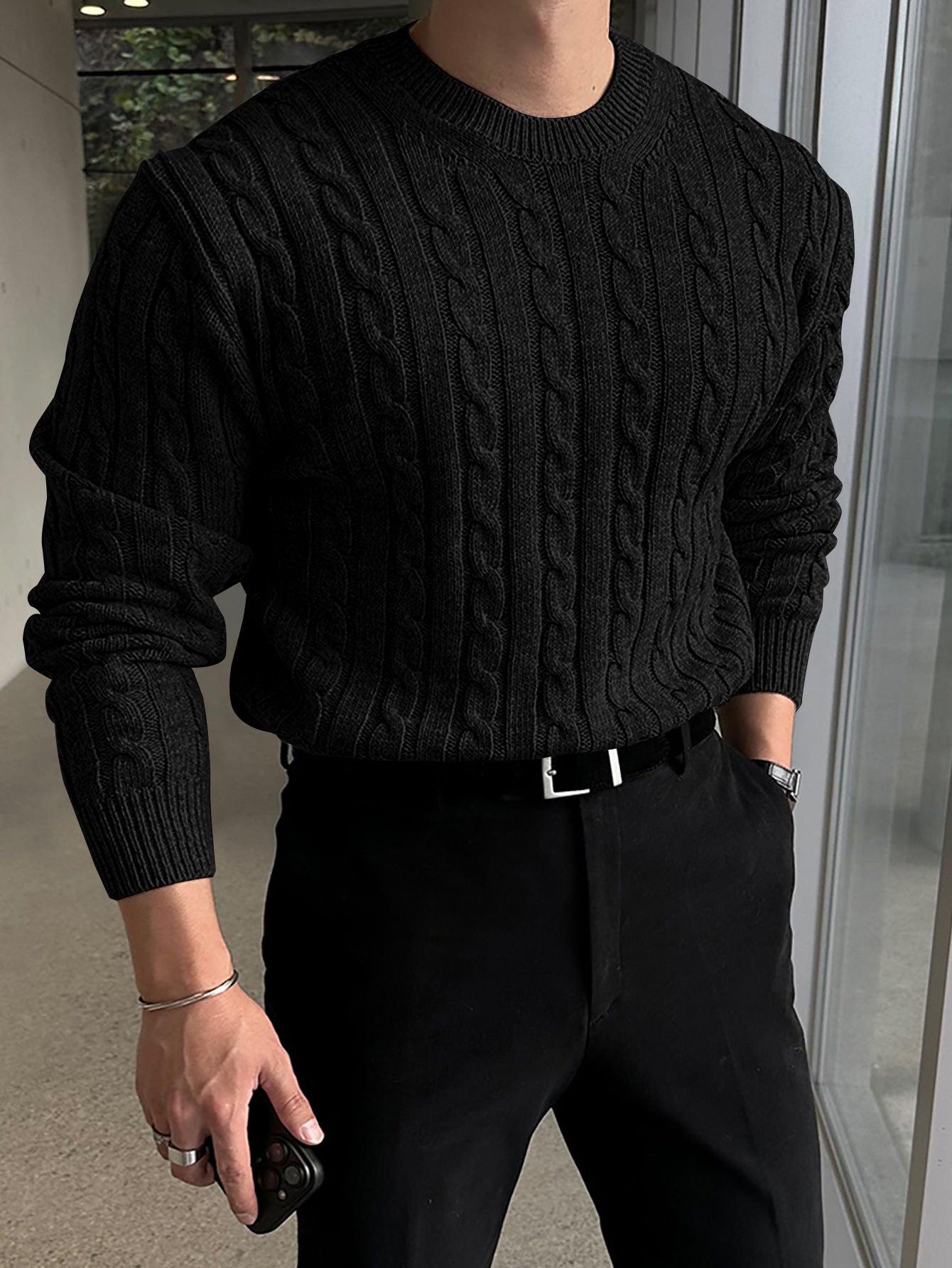 Autumn And Winter New Warm Thick Needle Turtleneck Sweater Men