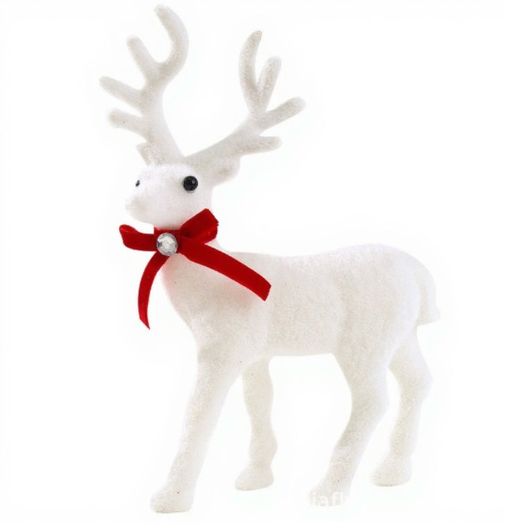 Plush Moose Toy Christmas Deer Decoration Doll