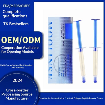 OEM Custom Peptide Collagen Hydrating Syringe Cream