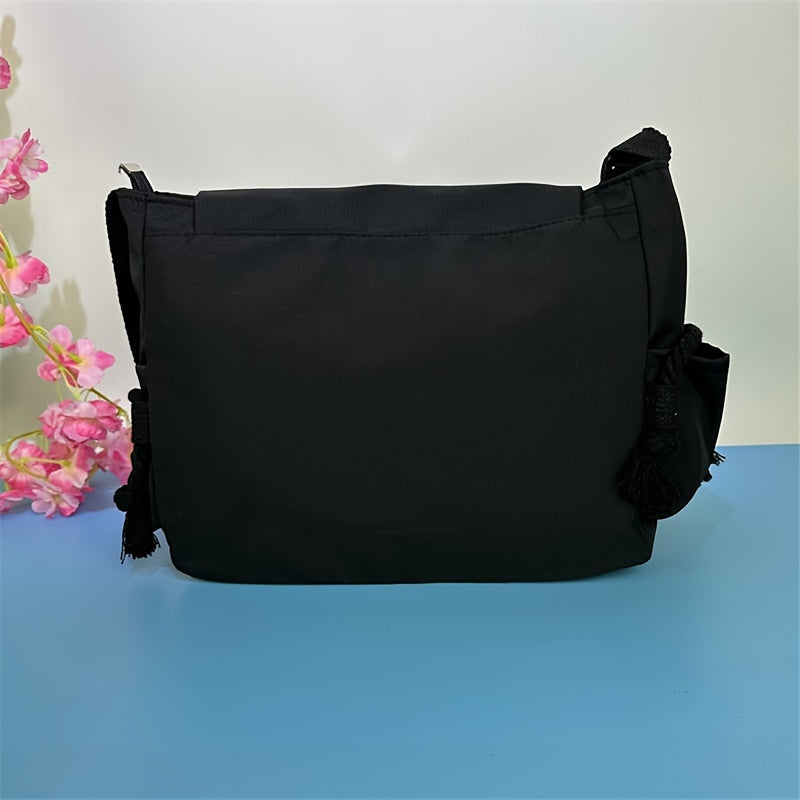 Premium Nylon Crossbody Messenger Bag - Large Capacity Shoulder Bag for Women & Men | Harajuku Style