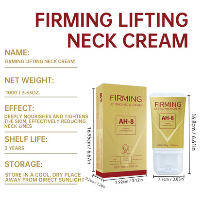 Neck Firming Roller Cream Lifts Dilutes Neck Lines Deeply Nourishes Easily Absorbed Massages And Soothes Neck Skin Care