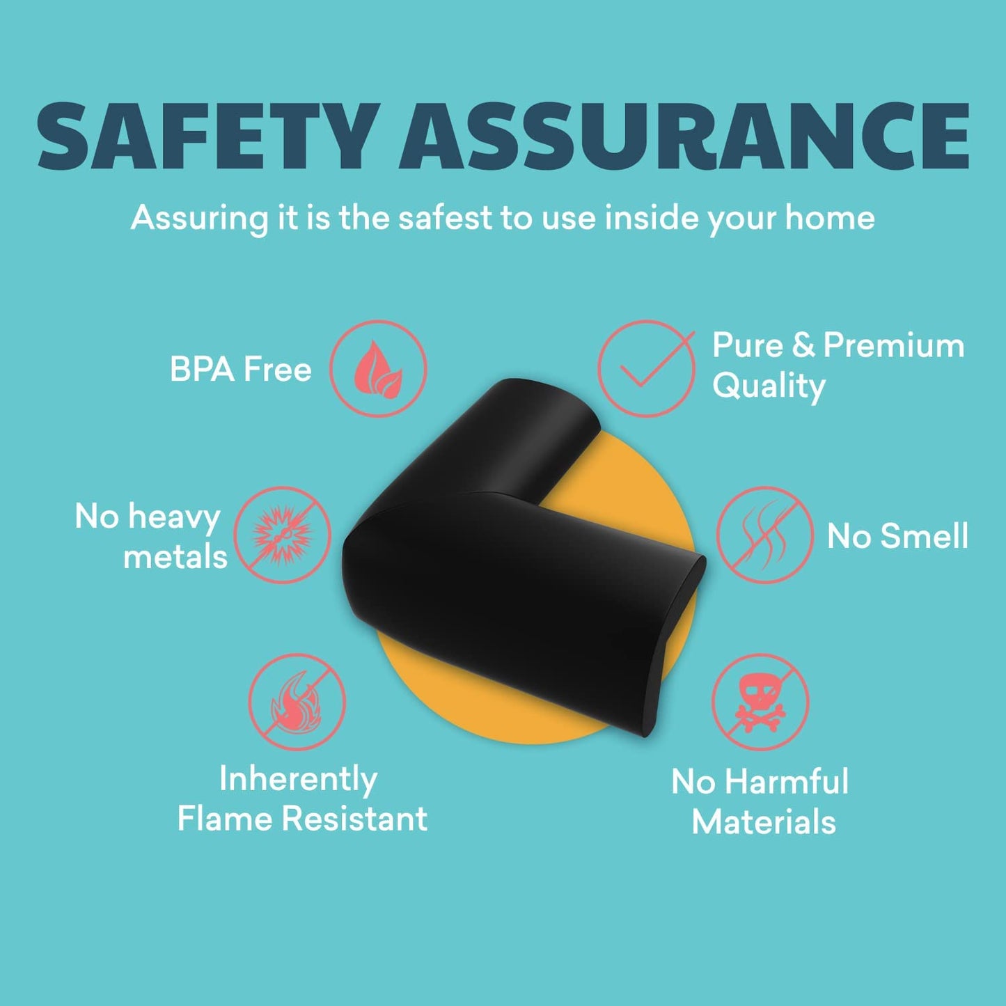 4pcs Childproofing Corner Guards - Pre-Taped Furniture Bumper for Baby Safety, Protects Against Sharp Edges, Ideal for Christmas, Halloween, and Thanksgiving Gifts