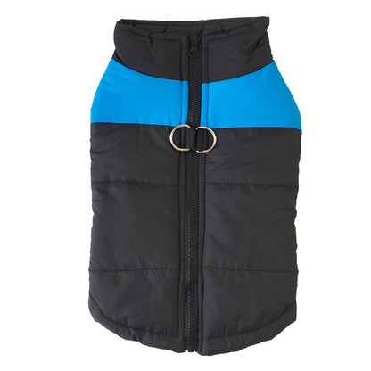 Dog Autumn And Winter Vest Teddy Golden Retriever Two-legged Cotton Padded Jacket Thickened Cold And Warm Small And Medium-sized Dog Chest Harness