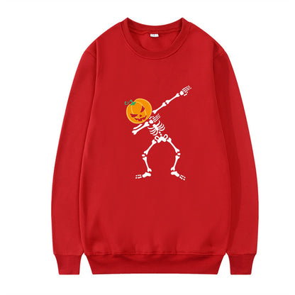 Women's Creative Leisure Printed Crew Neck Top