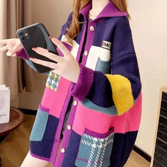 Knitted Cardigan Sweater Coat For Women