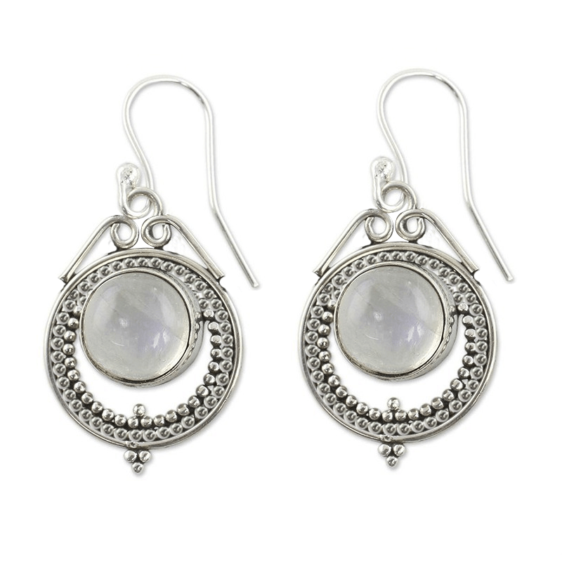 Moonstone Vintage Earrings