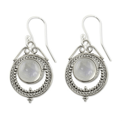 Moonstone Vintage Earrings