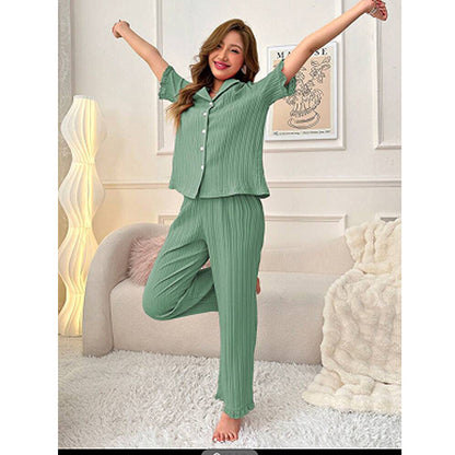 Women's Two-piece Set With Lace Detailing