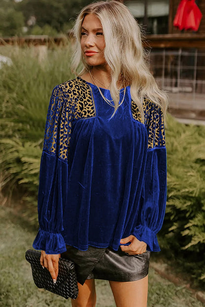 Women's Loose-fitting, Casual, Versatile Velvet Top