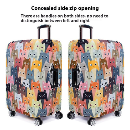 Thickening And Wear-resistant Elastic Trunk Cover Luggage Protective Trolley Travel Leather Dust Cover