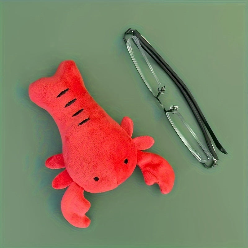Squeaky Lobster Stuffed Toy For Dog Interactive Bite Resistant Toy For Small And Medium Dogs Crab Lobster