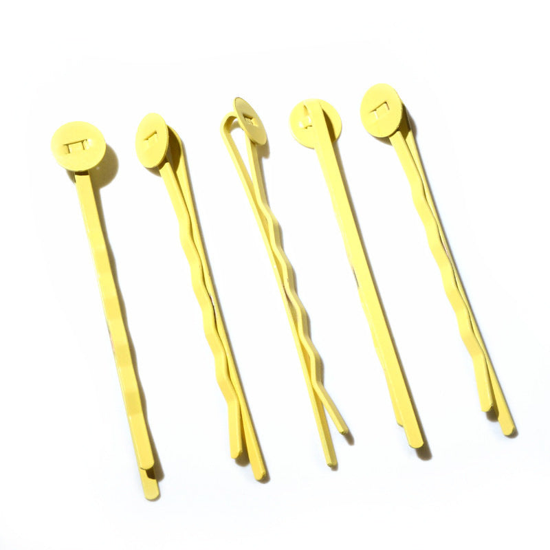 Candy Color Band Tray Clip Internet Celebrity Small Hairpin Handmade Hair Accessories 14g