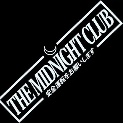Customized Text  For The Car Club On Car Stickers