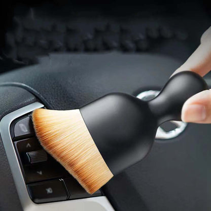 Car Interior Soft Brush - Premium Dust Removal Detailing Brush for Dashboard, Vents & Upholstery