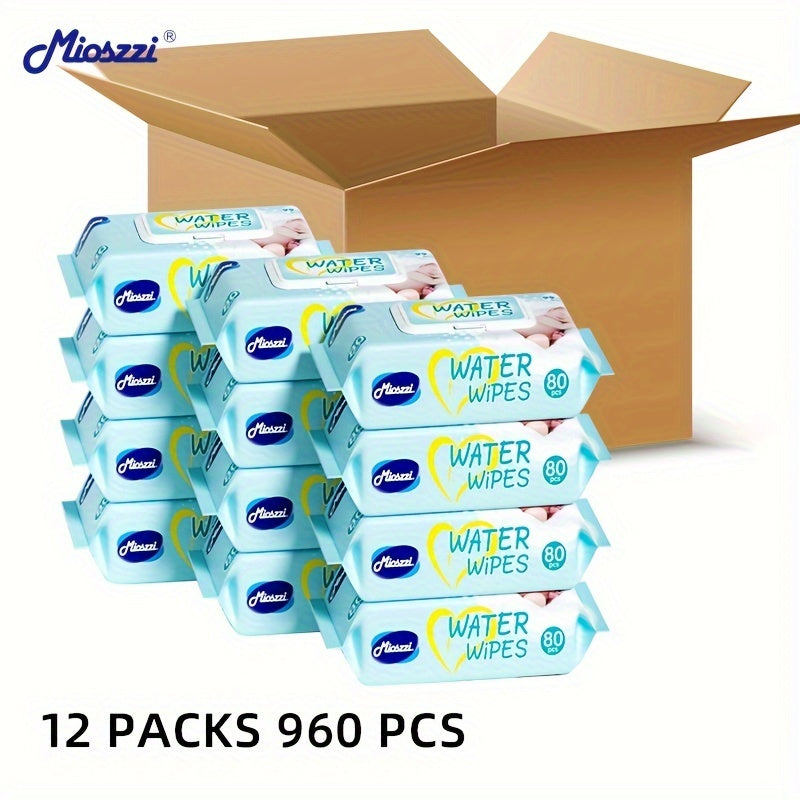 160-960 Count Baby Wet Wipes 99.9% EDI Pure Water No Fluorescent Agent Zero Additives For Sensitive Skin Newborn Can Use Aloe Vera Extrat Take Care Of Baby Skin Clean Baby Hand & Mouth Water Wipes Kids Cleansing Wipes Large P
