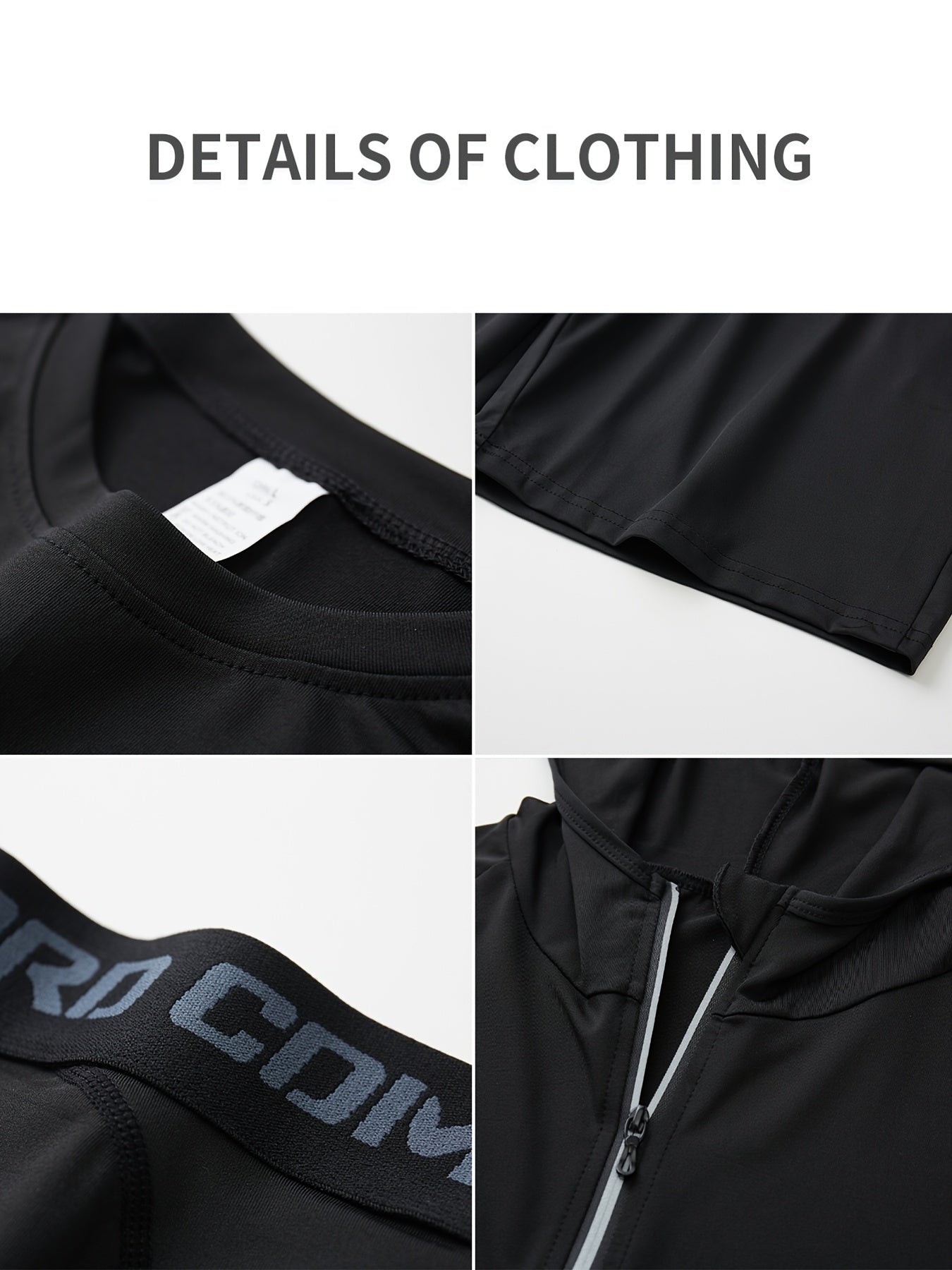 Men's 5-Piece Athletic Compression Gear Set – Quick-Dry, High-Stretch, & Durable for All-Season Training